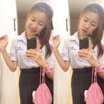 Pretty thai 19yo college girl