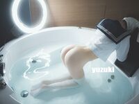 College girl who wear panty face mask