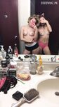 Amanda S Leaked Amateur Slim Athlete Showing Boobs and Topless Selfie