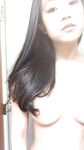 Chinese Asian Amateur Babe Long Hair Leaked Selfie Pose Naked with Shaved Pussy