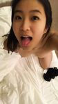 Chinese Asian Amateur Babe Long Hair Leaked Selfie Pose Naked with Shaved Pussy
