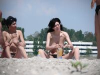 Hot Nudist Girl Topless Showing Boobs 3