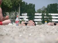 Hot Nudist Girl Topless Showing Boobs 3