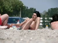 Hot Nudist Girl Topless Showing Boobs 3