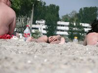 Hot Nudist Girl Topless Showing Boobs 4