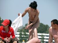 Hot Nudist Girl Topless Showing Boobs 4