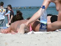 Hot Nudist Girl Topless Showing Boobs 5