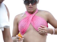 Hot Nudist Girl Topless Showing Boobs 6