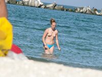 Hot Nudist Girl Topless Showing Boobs 14