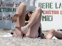 Hot Nudist Girl Topless Showing Boobs 8