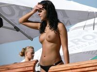 Hot Nudist Girl Topless Showing Boobs 9