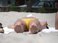 Hot Nudist Girl Topless Showing Boobs 10