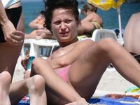 Hot Nudist Girl Topless Showing Boobs 13