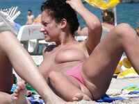 Hot Nudist Girl Topless Showing Boobs 13