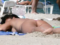 Hot Nudist Girl Topless Showing Boobs 13