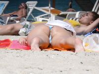 Hot Nudist Girl Topless Showing Boobs 15