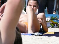 Hot Nudist Girl Topless Showing Boobs 15