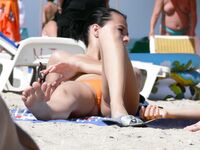 Hot Nudist Girl Topless Showing Boobs 15