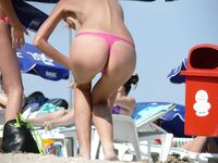 Hot Nudist Girl Topless Showing Boobs 19.