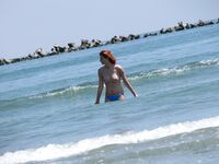 Hot Nudist Girl Topless Showing Boobs 20.