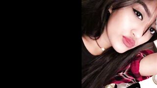 Arab Hot Girl Naked Wearing Fishnet Lingerie Spreading her Yoni Leaked Selfie 5-26