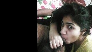 Skinny Indian Amateur Girl Love Sucking Penis Blowjob Selfie 5-28