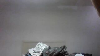 White Tattoo Girl Amateur Fingering and Playing with Toys