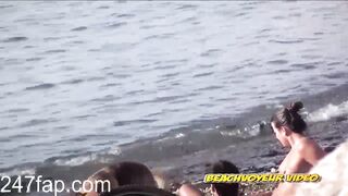 Spy Nude Beach Naked Girls Showing Boobs and Vagina 39