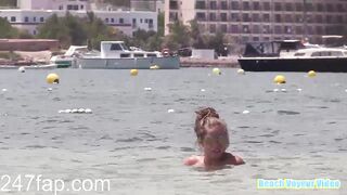 Hot Topless Girls in Spy Beach Showing Boobs 36