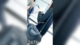 Panty Under Short Skirt Voyeur with Face Young Amateur Chinese Asian Girl 336