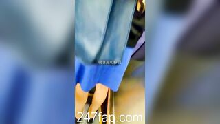 Mini Skirt Spy Voyeur with Face Chinese Young Girl 139