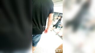 Panty Voyeur Upskirt with Face Young Amateur Chinese Asian Girl in Public 150