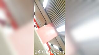 Under Skirt Record Voyeur with Face Young Amateur Chinese Asian Girl in Public 152x