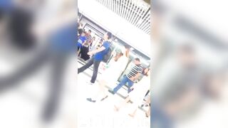 Low Angle Peeping Voyeur with Face Chinese Upskirt Young Girl 157x