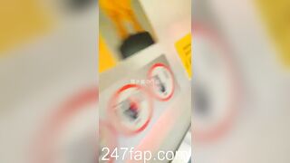 Panty Voyeur Upskirt with Face Young Amateur Chinese Asian Girl in Public 169x