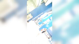 Low Angle Peeping Voyeur with Face Chinese Upskirt Young Girl 171