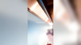 Low Angle Peeping Voyeur with Face Chinese Upskirt Young Girl 171