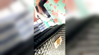 Panty Voyeur Upskirt with Face Young Amateur Chinese Asian Girl in Public 172x