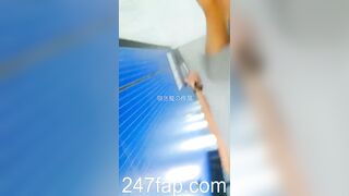 Mini Skirt Spy Voyeur with Face Chinese Young Girl 176x