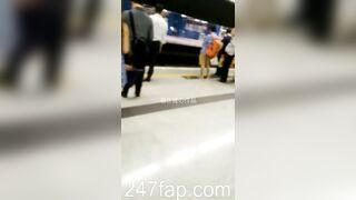 Under Skirt Record Voyeur with Face Young Amateur Chinese Asian Girl in Public 180