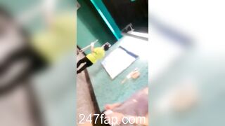 Mini Skirt Spy Voyeur with Face Chinese Young Girl 184