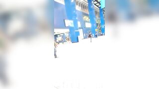 Under Skirt Record Voyeur with Face Young Amateur Chinese Asian Girl in Public 196x