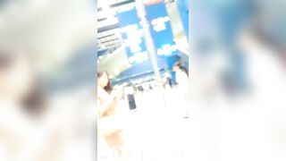 Panty Under Short Skirt Voyeur with Face Young Amateur Chinese Asian Girl 197