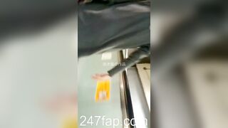 Panty Under Short Skirt Voyeur with Face Young Amateur Chinese Asian Girl 208