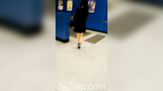 Panty Under Short Skirt Voyeur with Face Young Amateur Chinese Asian Girl 201