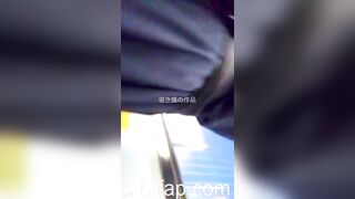 Panty Under Short Skirt Voyeur with Face Young Amateur Chinese Asian Girl 201