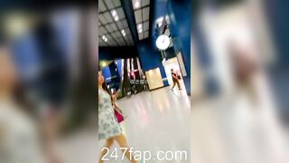 Panty Under Short Skirt Voyeur with Face Young Amateur Chinese Asian Girl 211x