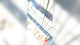 Panty Under Short Skirt Voyeur with Face Young Amateur Chinese Asian Girl 212x