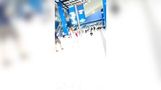 Under Skirt Record Voyeur with Face Young Amateur Chinese Asian Girl in Public 214