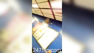 Mini Skirt Spy Voyeur with Face Chinese Young Girl 215